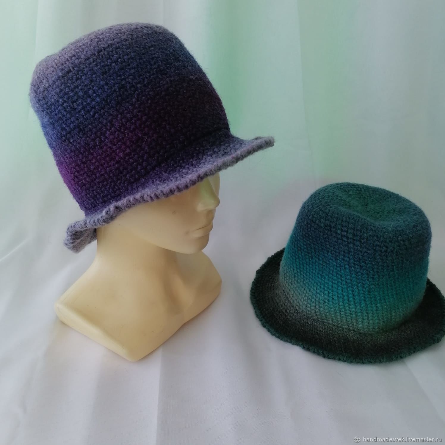 Шляпы: Вязаные крючком в интернет-магазине Ярмарка Мастеров по цене ...