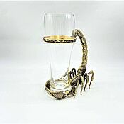 Посуда handmade. Livemaster - original item Scorpio Beer Glass. Handmade.