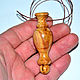 Aroma bottle made of plum wood for essential oils WP33. Pendant. ART OF SIBERIA. My Livemaster. Фото №4
