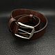 Ремень из английской кожи J&FJ Baker English Bridle. Ремни. vlasovstore & bucklestore. Ярмарка Мастеров.  Фото №4