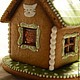 Пряничный домик, в котором живет котик. Кукольные домики. Сказка Пряника. Ярмарка Мастеров.  Фото №5