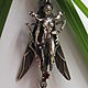 Кулон №3 "Оса большая с нимфой", wasp,nymph, нимфа. Кулон. Сергей (Жук). Ярмарка Мастеров.  Фото №6