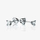 Серьги пусеты-трансформеры круглые с муассанитами MYSTERY EARRINGS. Серьги-пусеты. Obruchalkicom. Ярмарка Мастеров.  Фото №4