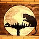 Деревянное Loft панно Кот и Мышь. Картины. Кирилл (moscraft). Ярмарка Мастеров.  Фото №4