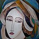 Дама в чалме. Свободная копия художник Faiza Maghni (Algeria). Картины. Дивные Картины от Екатерины. Интернет-магазин Ярмарка Мастеров.  Фото №2