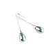 Grey pearl earrings 'Silver' grey pearl earrings. Earrings. Irina Moro. Online shopping on My Livemaster.  Фото №2