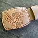 Belt for men, personal. Straps. Marik Leather Craft. My Livemaster. Фото №6