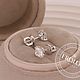 Золотые серьги пусеты с бриллиантами. Серьги-пусеты. FROLOF JEWELRY. Ярмарка Мастеров.  Фото №8