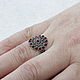 Flora Zircon Ring 925 Sterling Silver SS0071. Rings. Sunny Silver. My Livemaster. Фото №5
