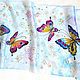 Order batik scarf 'carefree butterfly'. OlgaPastukhovaArt. Livemaster. . Scarves Фото №3