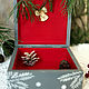 Box Once upon a time there was a snowman. Christmas gift. Box. Boutique  OCEANOFLOVE (oceanoflove). My Livemaster. Фото №4
