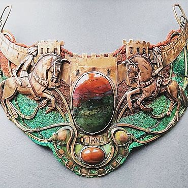 Украшения ручной работы. Ярмарка Мастеров - ручная работа "Knights of Honor" колье. Handmade.