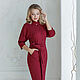 Dress 'Solange' Bordeaux. Dresses. Designer clothing Olesya Masyutina. My Livemaster. Фото №5