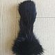 The tail of the Finnish arctic fox is black /natural fur, Fur, Moscow,  Фото №1