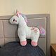 Винтаж: Единорог UNICORN игрушка подушка большая, Сувениры винтажные, Санкт-Петербург,  Фото №1