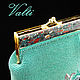 Handbag green with ornament. Classic Bag. Valti. My Livemaster. Фото №6