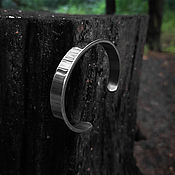 Украшения handmade. Livemaster - original item Stainless steel bracelet (width 10 mm). Handmade.
