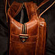 Bag made of thick leather. Classic Bag. BLEKERMAN, master Bulkin Denis. Интернет-магазин Ярмарка Мастеров.  Фото №2