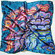 Batik shawl ' Summer dream'. Shawls1. OlgaPastukhovaArt. Online shopping on My Livemaster.  Фото №2