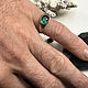 Bright natural Emerald 1,56 ct women's silver emerald ring. Rings. Bauroom - vedic jewelry & gemstones (bauroom). My Livemaster. Фото №6