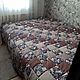 Текстильный плед" Райский сад". Пледы. 'Текстильные штучки' Paushlenatextil (paushlena). Ярмарка Мастеров.  Фото №5