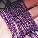 Amethyst beads 3mm, Beads1, Moscow,  Фото №1