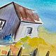 Морской пейзаж картина для интерьера акварель. Картины. Картины Регины Куюковой. Интернет-магазин Ярмарка Мастеров.  Фото №2