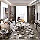  ковер ручной работы из шкур коровы. Ковры для дома. luxury-patchwork. Интернет-магазин Ярмарка Мастеров.  Фото №2