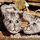 Валяные тапочки - котики, Тапочки, Чебоксары,  Фото №1