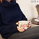 Women's sweater knitted blue mohair. Sweaters. CUTE-KNIT by Nata Onipchenko. My Livemaster. Фото №6