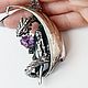 Кулон Девушка и Дракон. Кулон. Aventure.Jewelry. Ярмарка Мастеров.  Фото №6