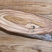 Посуда handmade. Livemaster - original item Wooden knife for butter and pate made of oak. Handmade.