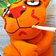 Soft toy plush red cat Indian by Vasya Lozhkin. Stuffed Toys. Dingus! Funny cats and other toys. Online shopping on My Livemaster.  Фото №2
