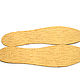 Birch bark massage insoles. Insoles for shoes. Art.10007, National shoes, Tomsk,  Фото №1