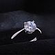 Кольцо серебро 925 пробы с фианитом бриллиантовой огранки premium. Кольца. MARIA GUSEVA Fashion Jewelry. Ярмарка Мастеров.  Фото №5