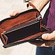 Wallet  clutch  brown leather purse. Man purse. G.L.A.D.. My Livemaster. Фото №6
