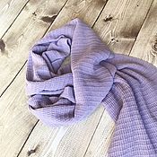 Аксессуары handmade. Livemaster - original item A scarf a stole knitted Souffle. Handmade.