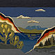 Гобелен пейзаж Таганая, авторская картина ручного ткачества, Гобелен, Златоуст,  Фото №1