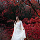 Long White Cotton Dress «Medieval Light». Dresses. mongolia. Online shopping on My Livemaster.  Фото №2