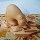 A statuette 'a Bear on an ice floe'. Figurine carved from wood, Figurines, Tomsk,  Фото №1