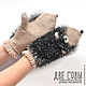 Order hedgehogs. Mittens hedgehogs. 2sovy. Livemaster. . Mittens Фото №3