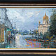  The view on the street. Prechistenka Street. Moscow/ Artist Alexander Dubovsky. Pictures. anna-gox. My Livemaster. Фото №6