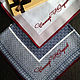 Handkerchiefs men's Luxury embroidered Monogram. Handkerchiefs. mybroidery. My Livemaster. Фото №4