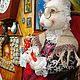 Часы настенные  "У камина". Часы каминные. Наталья Дегтярева (Natadeg). Ярмарка Мастеров.  Фото №6