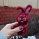 felt toy: Flaffy's felted rabbit. Felted Toy. Give warmth. My Livemaster. Фото №5