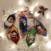 Сувениры и подарки handmade. Livemaster - original item Christmas decorations: Carnival night. Handmade.