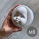 Mold M6 (form for making the face). Blanks for dolls and toys. homyakmarket (homyakmarket). My Livemaster. Фото №4