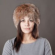 Аксессуары handmade. Livemaster - original item Hat made of knitted fox fur. Handmade.
