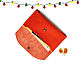 Leather Minimalist  Wallets for Women Leather Zip Orange Wallet, Wallets, Moscow,  Фото №1