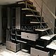  Шкаф из ясеня и сосны в нишу. Шкафы. UrbanCraft. Интернет-магазин Ярмарка Мастеров.  Фото №2
